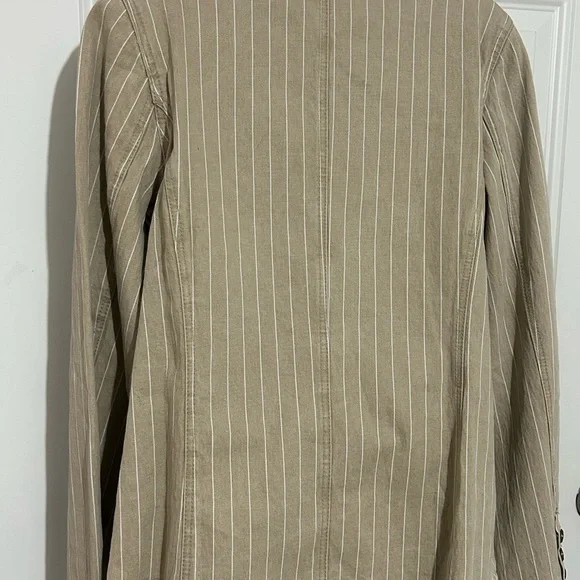 DG2 by Diane Gilman Tan Double-Breasted Blazer - Picture 2 of 7